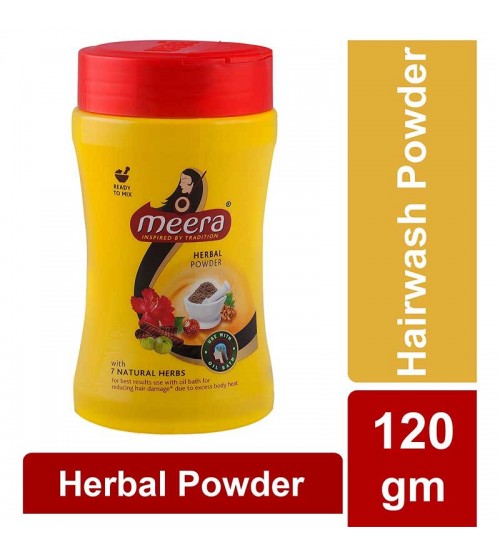 Meera Herbal Hair Wash Powder For Hair Growth (Indian)